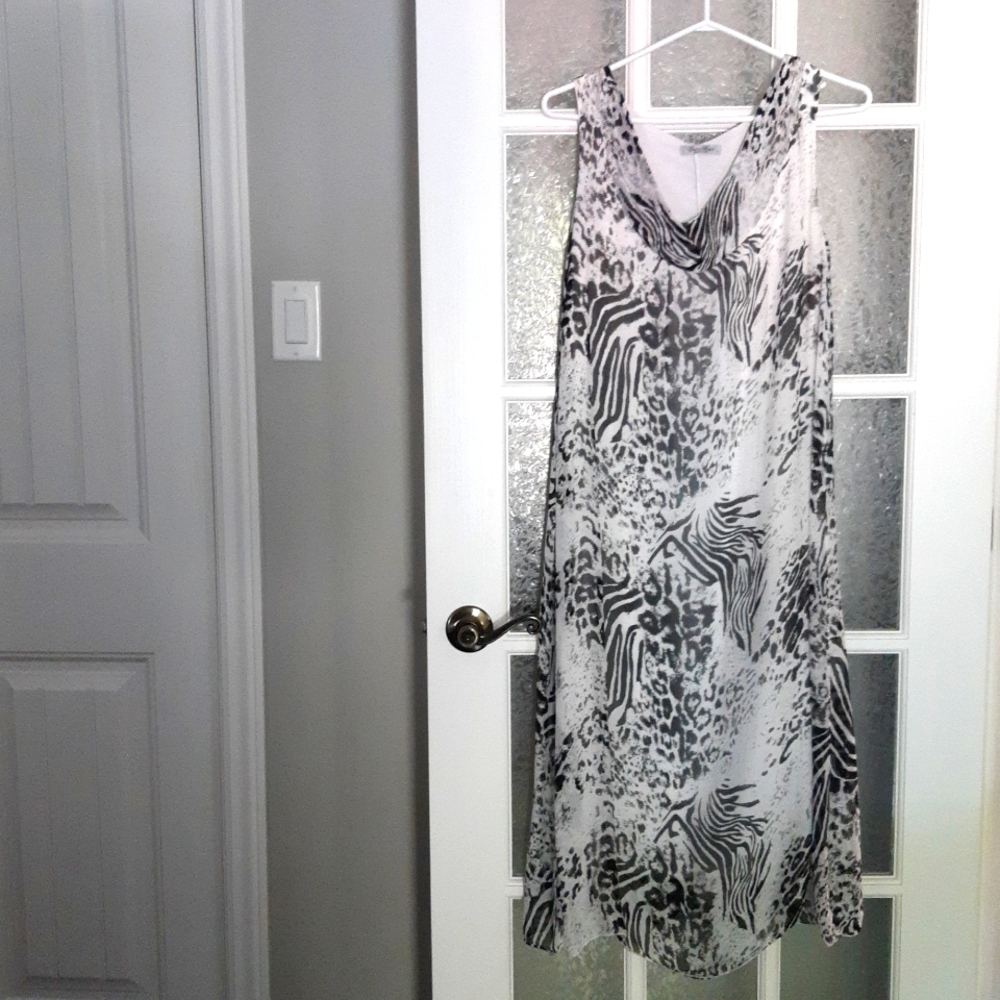 🇮🇹***100 % Silk / Elena Baldi Zebra Print / Made in Italy